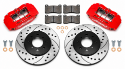 Wilwood 90-01 Integra / 90-05 Civic Forged DPHA Drilled Red Caliper and Rotor Kit